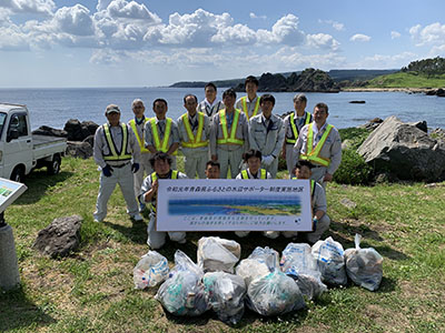 2019年6月1日　種差海岸清掃活動を行いました。